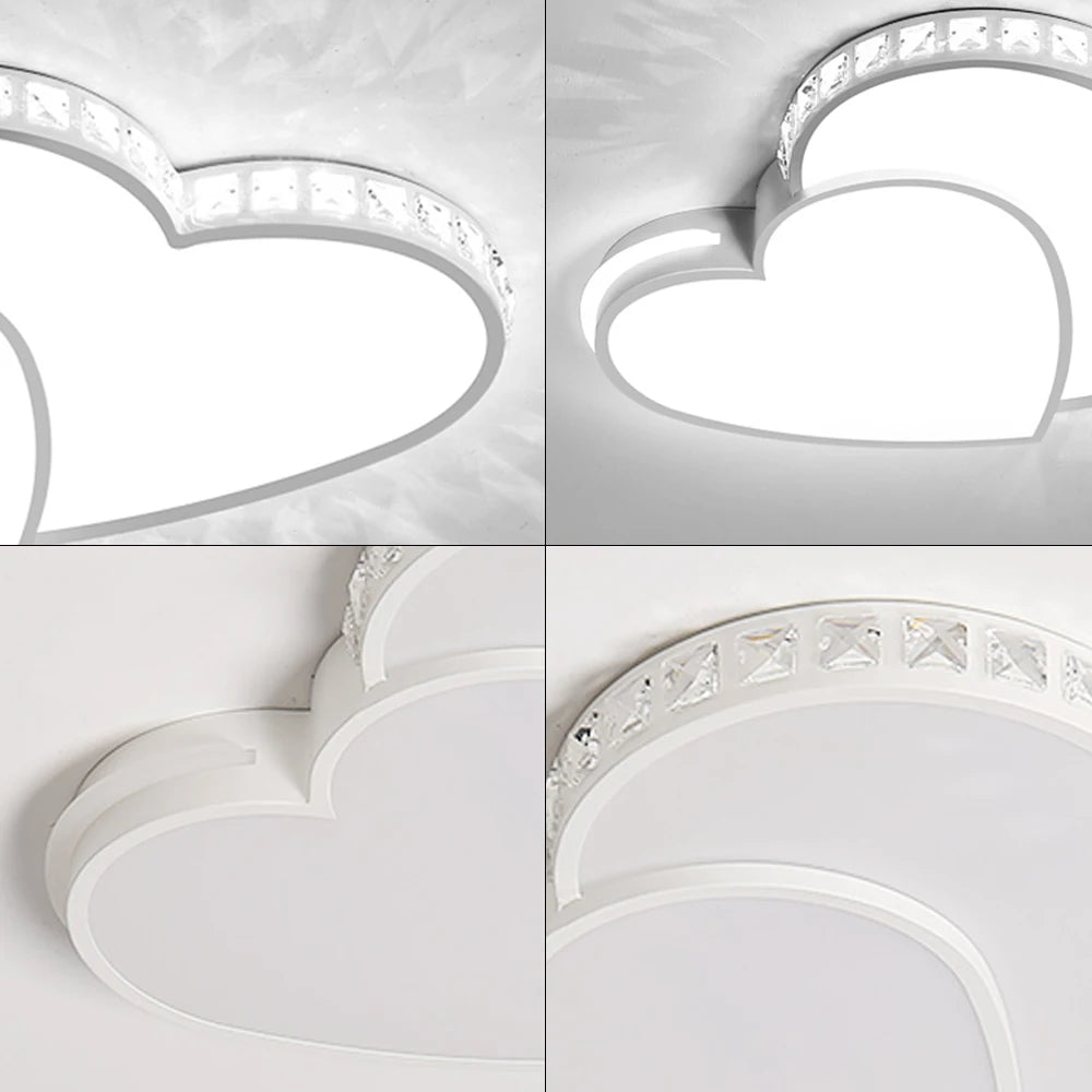 Modern Heart Shaped LED Ceiling Light