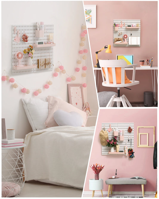 4-Piece Pegboard Wall Organizer Storage Set