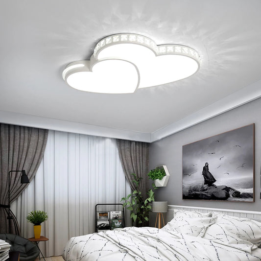 Modern Heart Shaped LED Ceiling Light