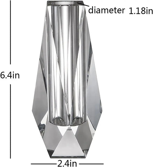 Crystal Flower Bud Vase