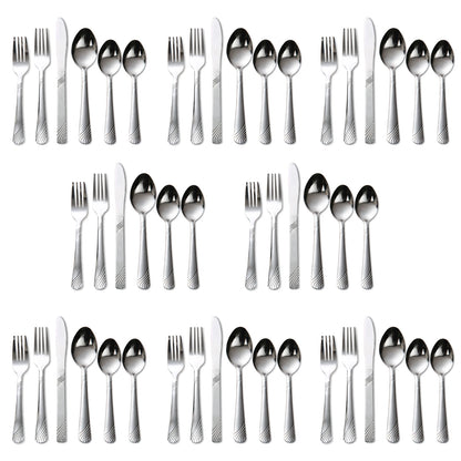48-Piece Stainless Steel Cutlery Set for Eight Place Settings