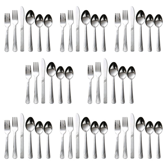 48-Piece Stainless Steel Cutlery Set for Eight Place Settings