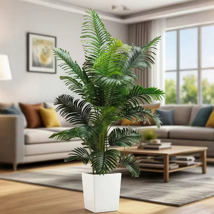 Artificial Palm Tree Floor Plant (Set of 2)