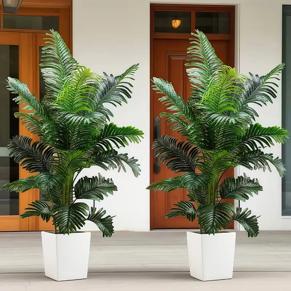 Artificial Palm Tree Floor Plant (Set of 2)