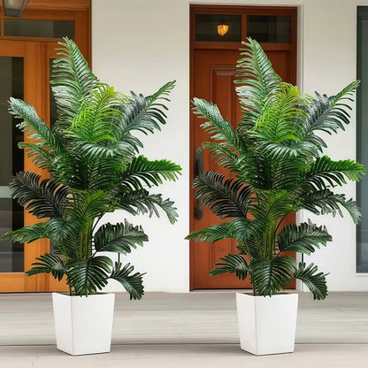 Artificial Palm Tree Floor Plant (Set of 2)