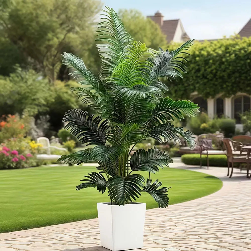 Artificial Palm Tree Floor Plant (Set of 2)
