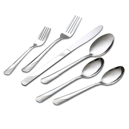 48-Piece Stainless Steel Cutlery Set for Eight Place Settings
