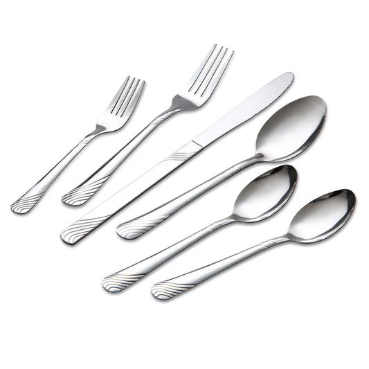 48-Piece Stainless Steel Cutlery Set for Eight Place Settings