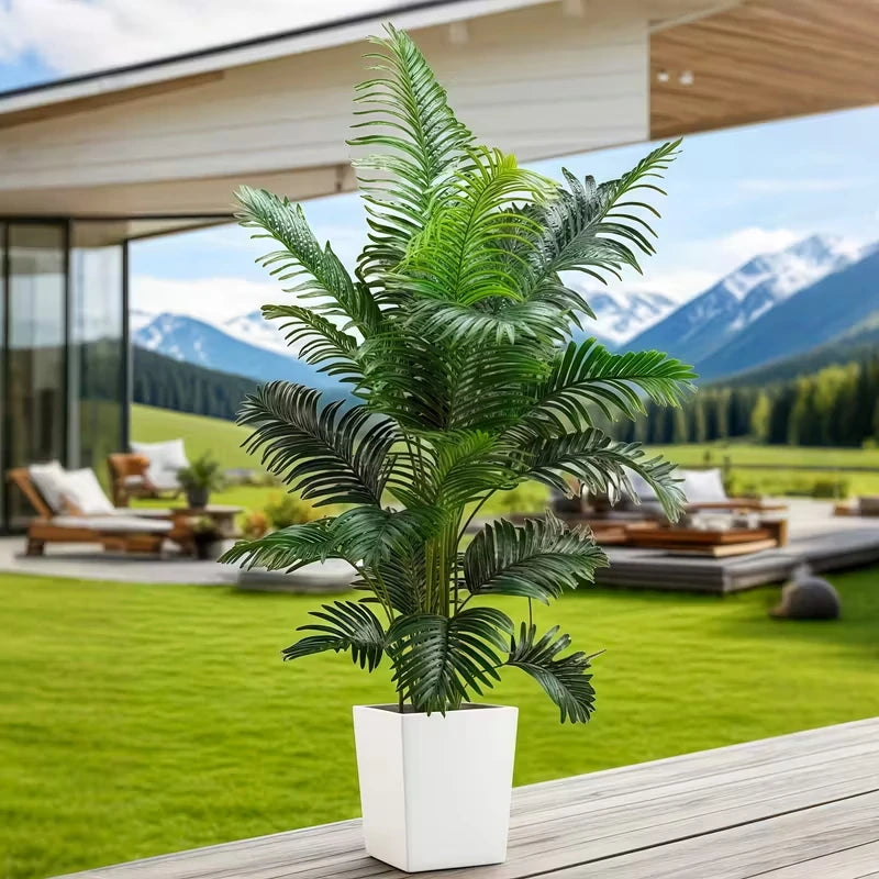Artificial Palm Tree Floor Plant (Set of 2)