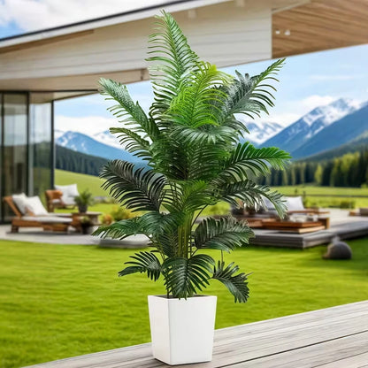 Artificial Palm Tree Floor Plant (Set of 2)