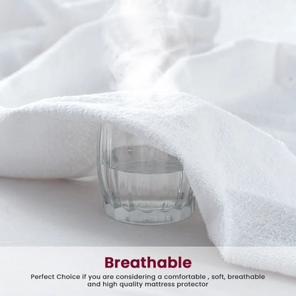 Waterproof Terry Cloth Mattress Protector Cover Various Sizes