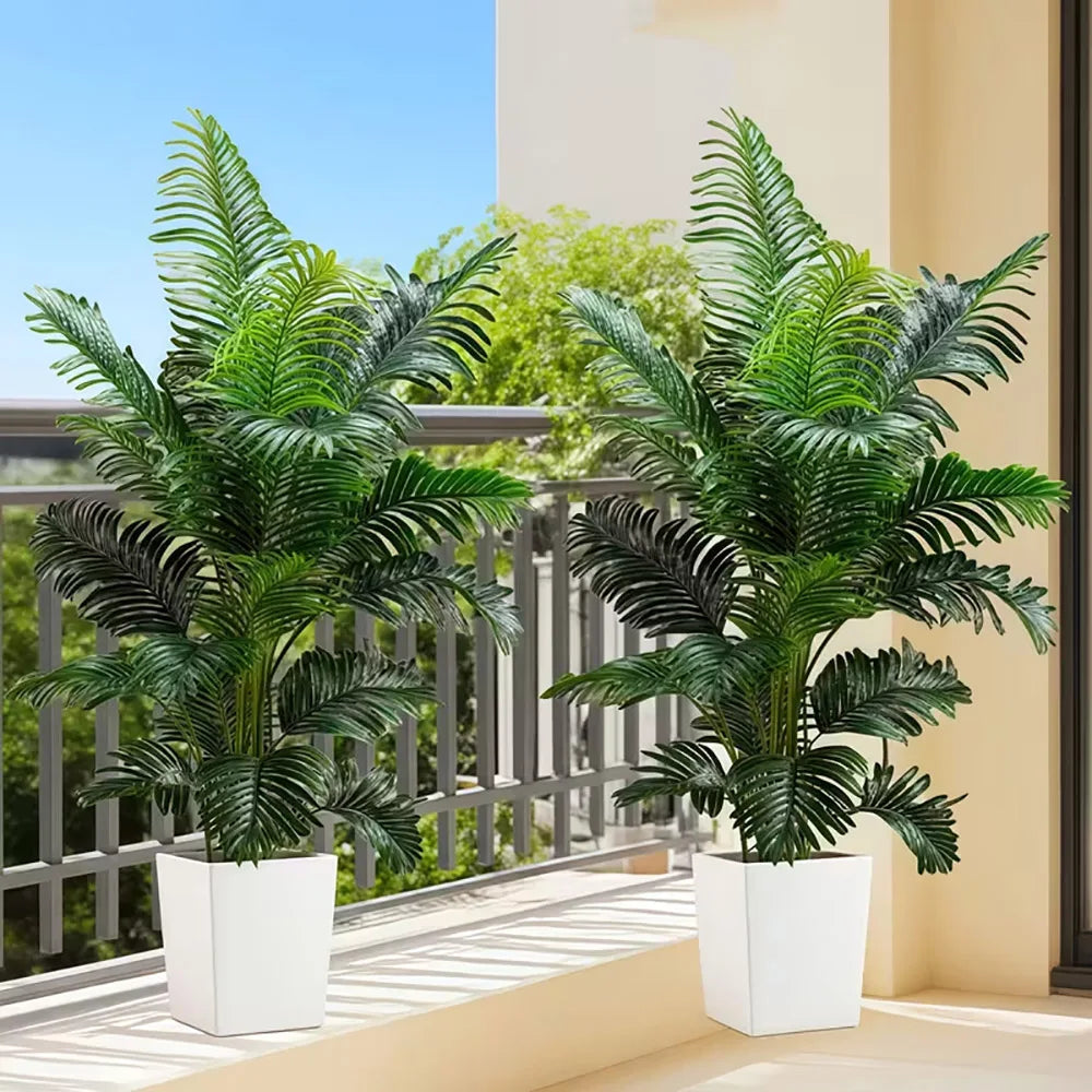 Artificial Palm Tree Floor Plant (Set of 2)