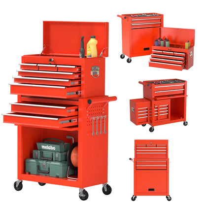8-Drawer Rolling Garage Tool Chest Cabinet