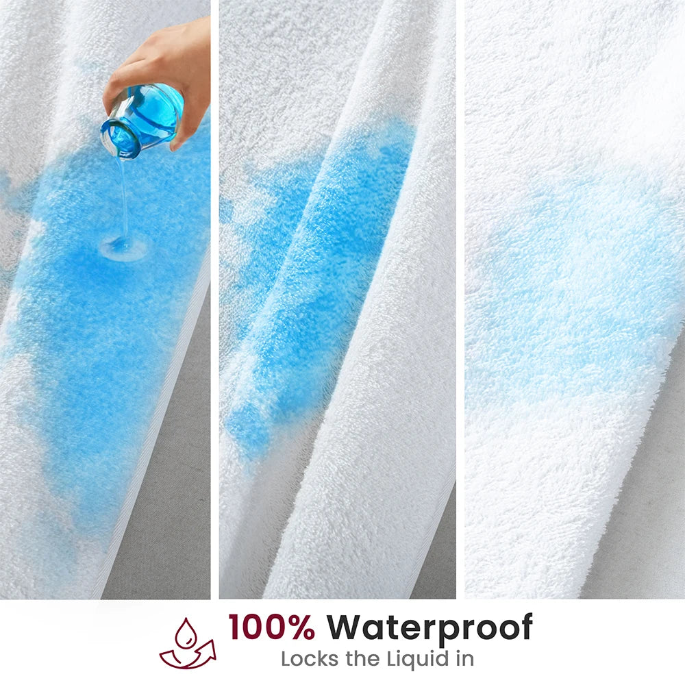 Waterproof Terry Cloth Mattress Protector Cover Various Sizes