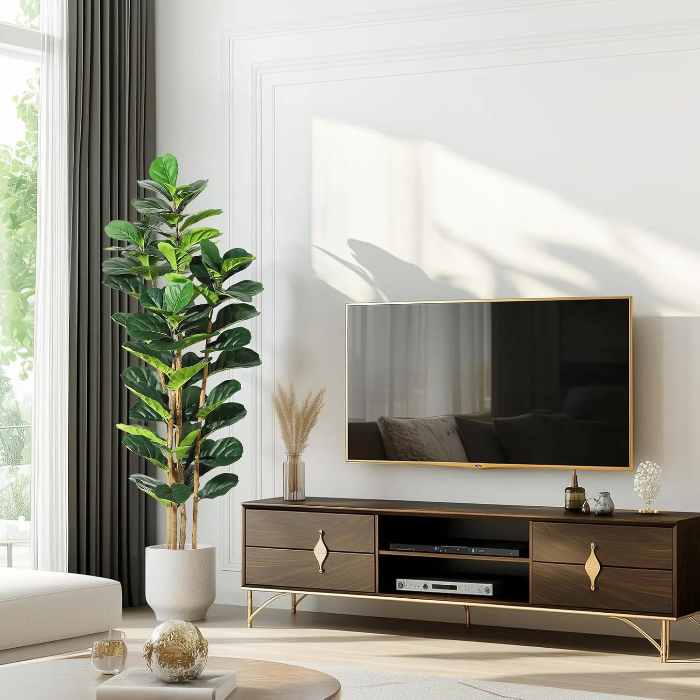 Artificial Fiddle Leaf Fig Floor Tree