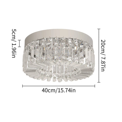 Luxury Crystal LED Ceiling Light Fixture