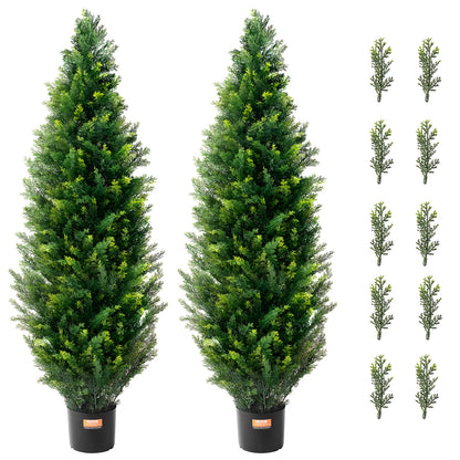 Artificial Cedar Topiary Floor Tree