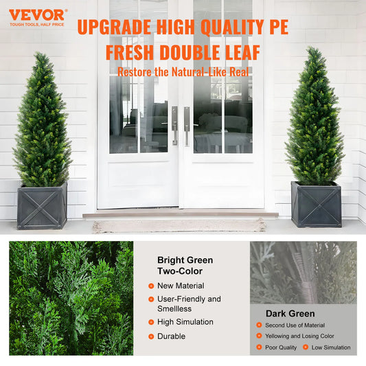 Artificial Cedar Topiary Floor Tree