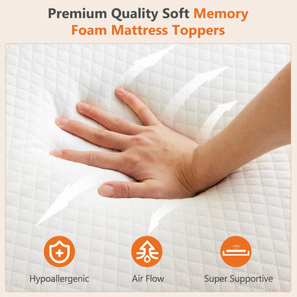 3 Inch Gel Infused Memory Foam Mattress Topper