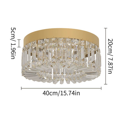 Luxury Crystal LED Ceiling Light Fixture