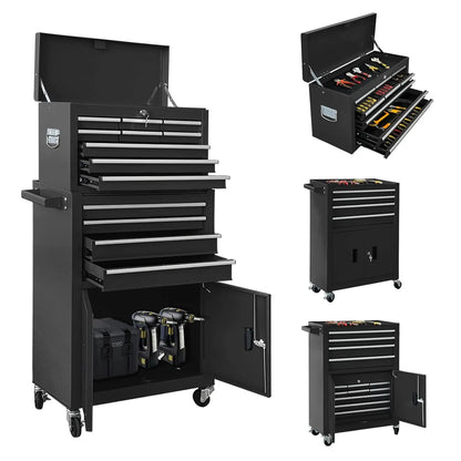13-Drawer Rolling Garage Tool Chest Cabinet