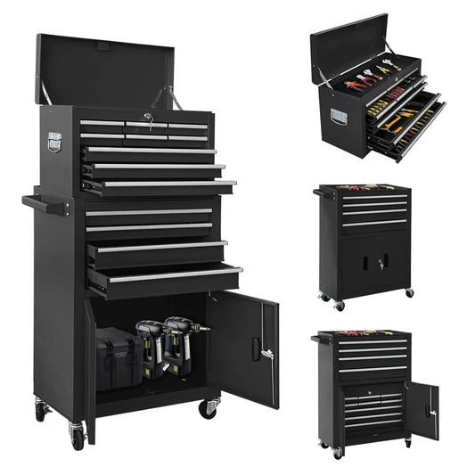 13-Drawer Rolling Garage Tool Chest Cabinet