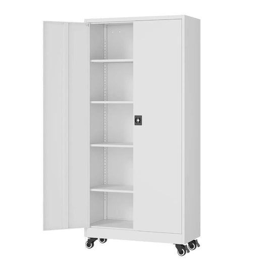 Heavy Duty Rolling Garage Cabinet with Lock