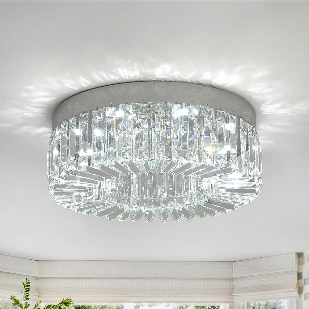 Luxury Crystal LED Ceiling Light Fixture