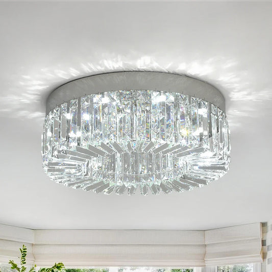 Luxury Crystal LED Ceiling Light Fixture