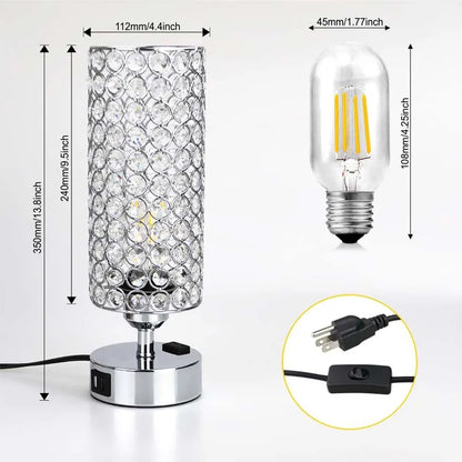 Modern LED Crystal Floor Lamp
