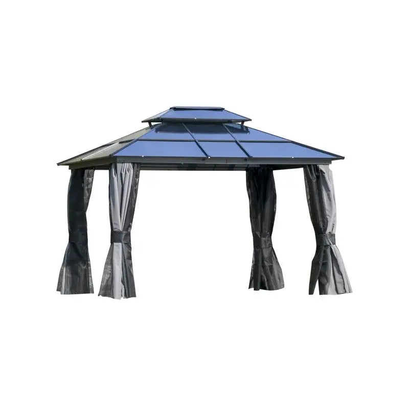 Outdoor Patio Gazebo with Pergola Design