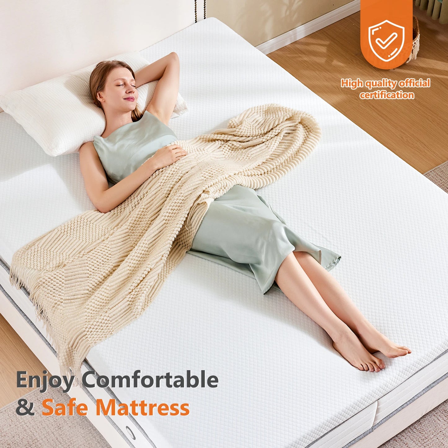 3 Inch Gel Infused Memory Foam Mattress Topper