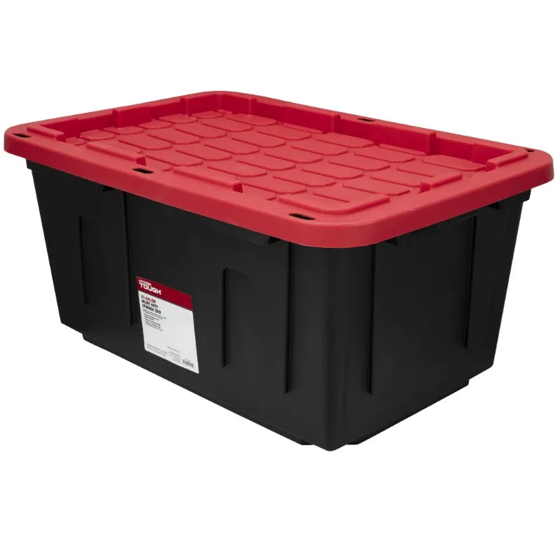 27 Gallon Heavy Duty Storage Bin with Snap Lid