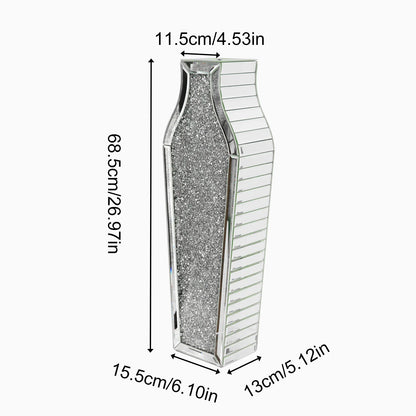 Luxury Crushed Diamond Floor Vase
