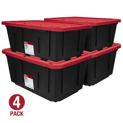 27 Gallon Heavy Duty Storage Bin with Snap Lid