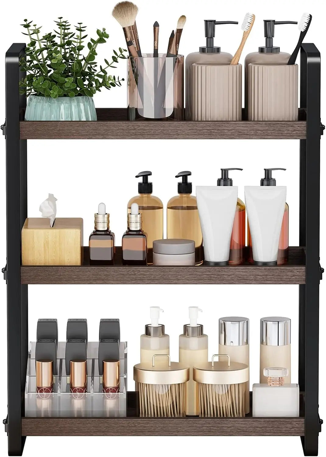 3-Tier Countertop Organizer Shelf for Bathroom Storage