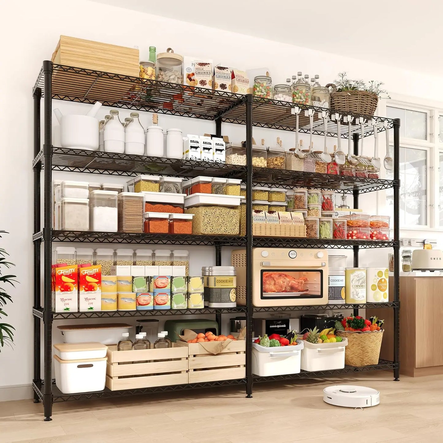 Heavy Duty Adjustable 5-Tier Garage Storage Shelving