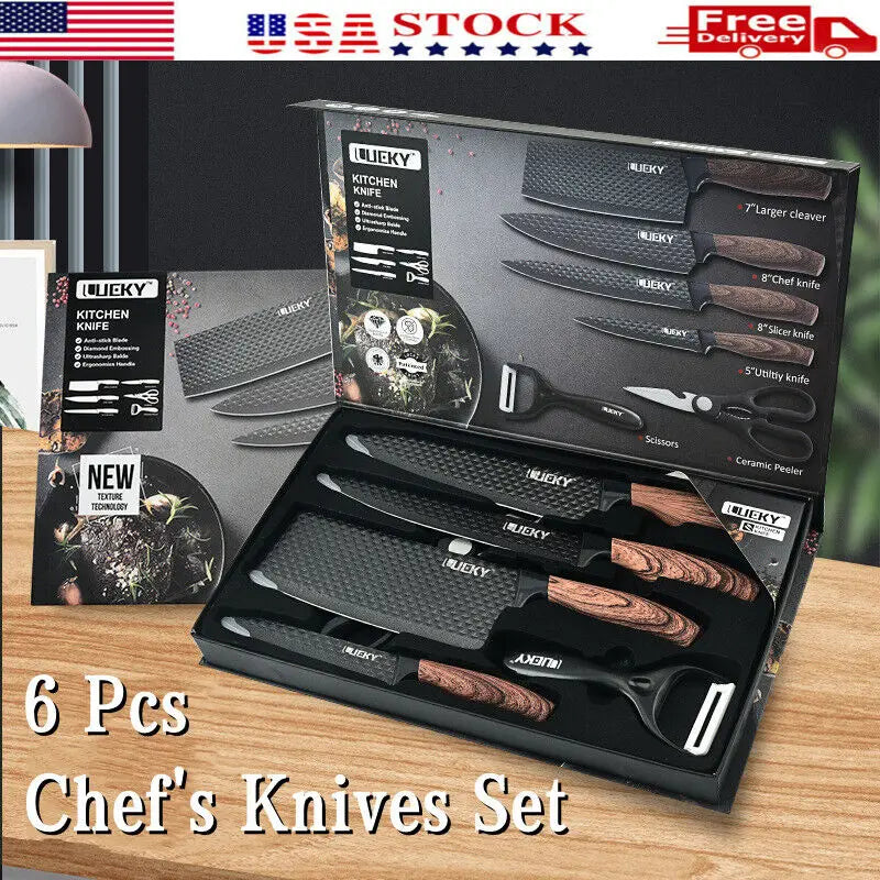 Prestige Stainless Steel Professional Kitchen Knife Set