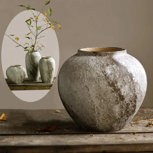 Rustic Ceramic Terracotta Decorative Vase