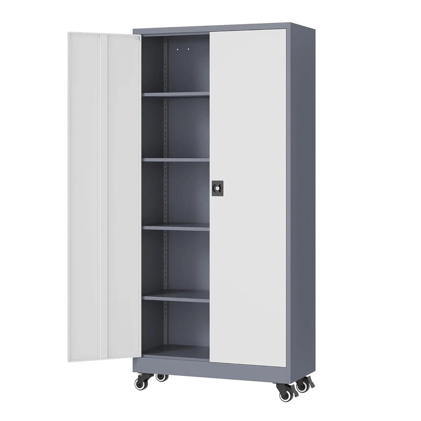 Heavy Duty Rolling Garage Cabinet with Lock