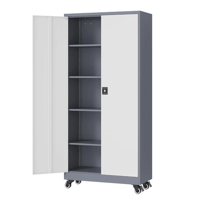 Heavy Duty Rolling Garage Cabinet with Lock
