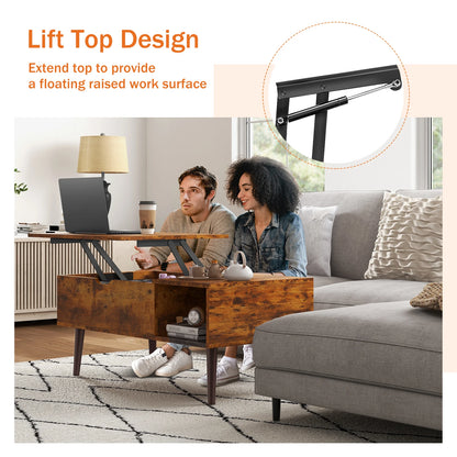Lift Top Coffee Table Desk Adjustable