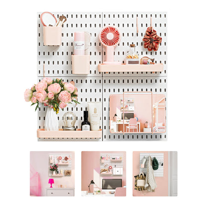 4-Piece Pegboard Wall Organizer Storage Set