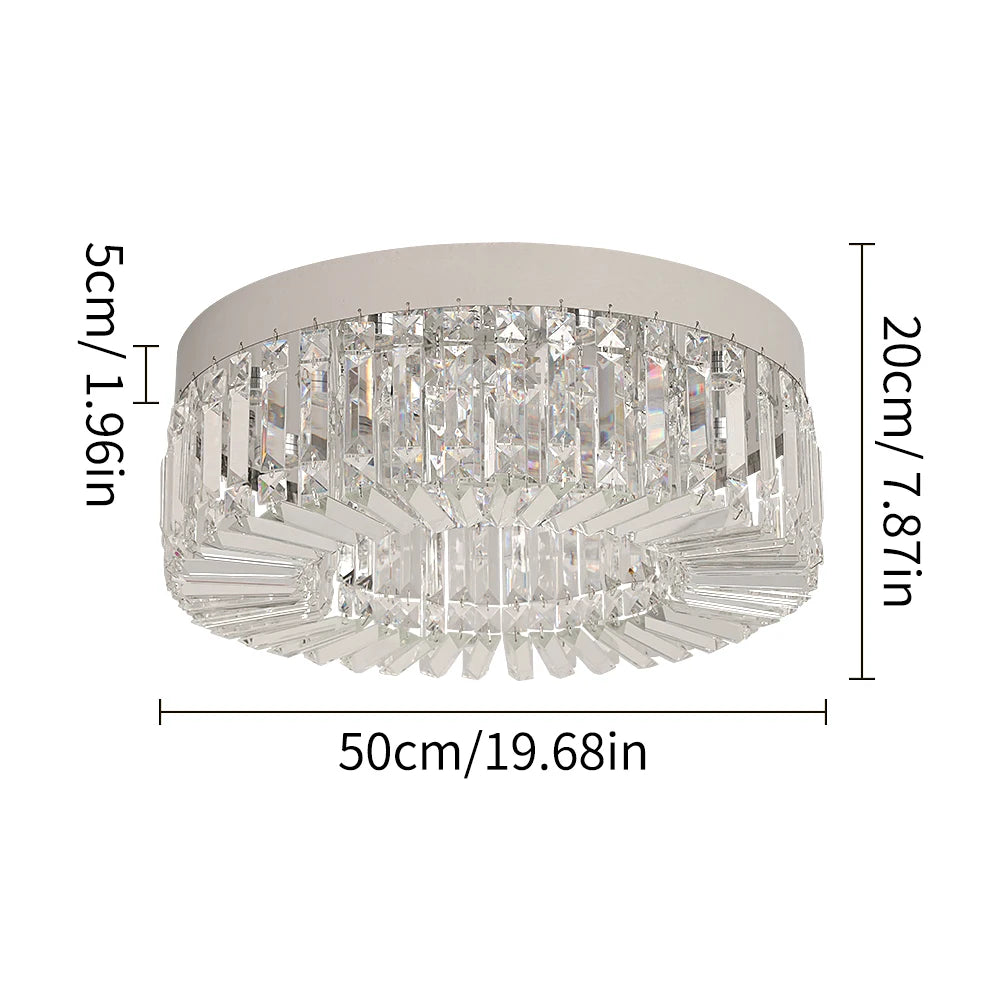 Luxury Crystal LED Ceiling Light Fixture