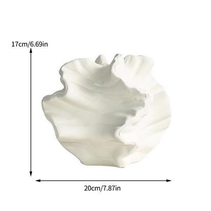 Minimalist Ceramic Coral Vase - Nordic Desktop Decor