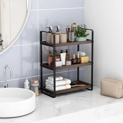 3-Tier Countertop Organizer Shelf for Bathroom Storage