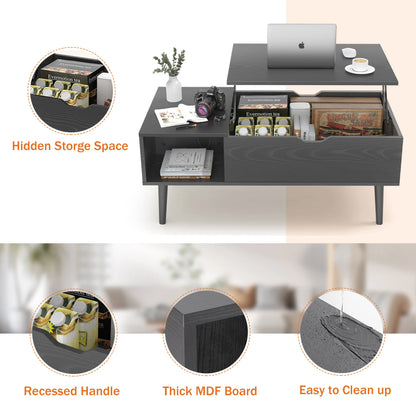 Lift Top Coffee Table Desk Adjustable