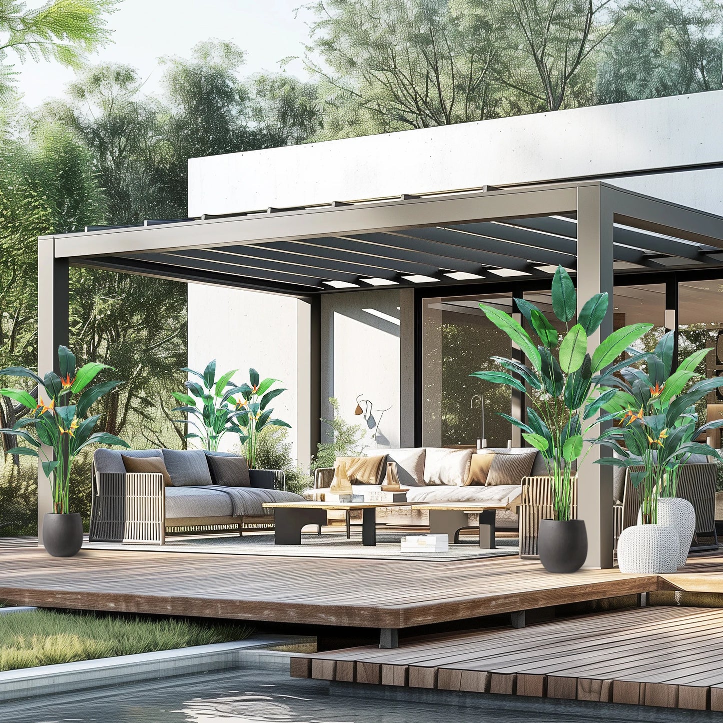 Artificial Bird of Paradise Plant