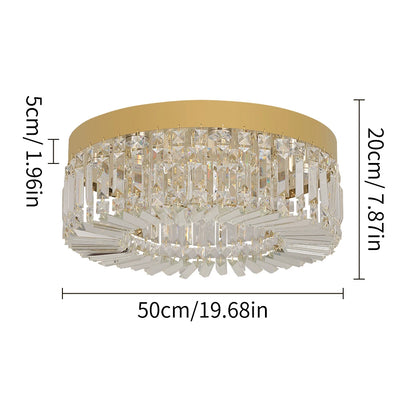 Luxury Crystal LED Ceiling Light Fixture