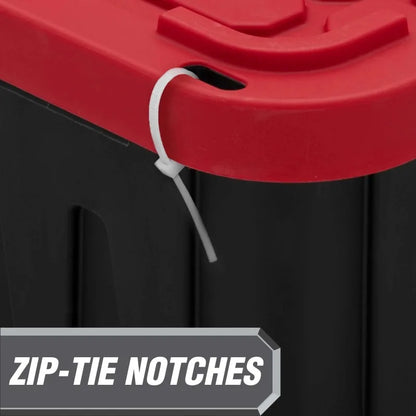 27 Gallon Heavy Duty Storage Bin with Snap Lid